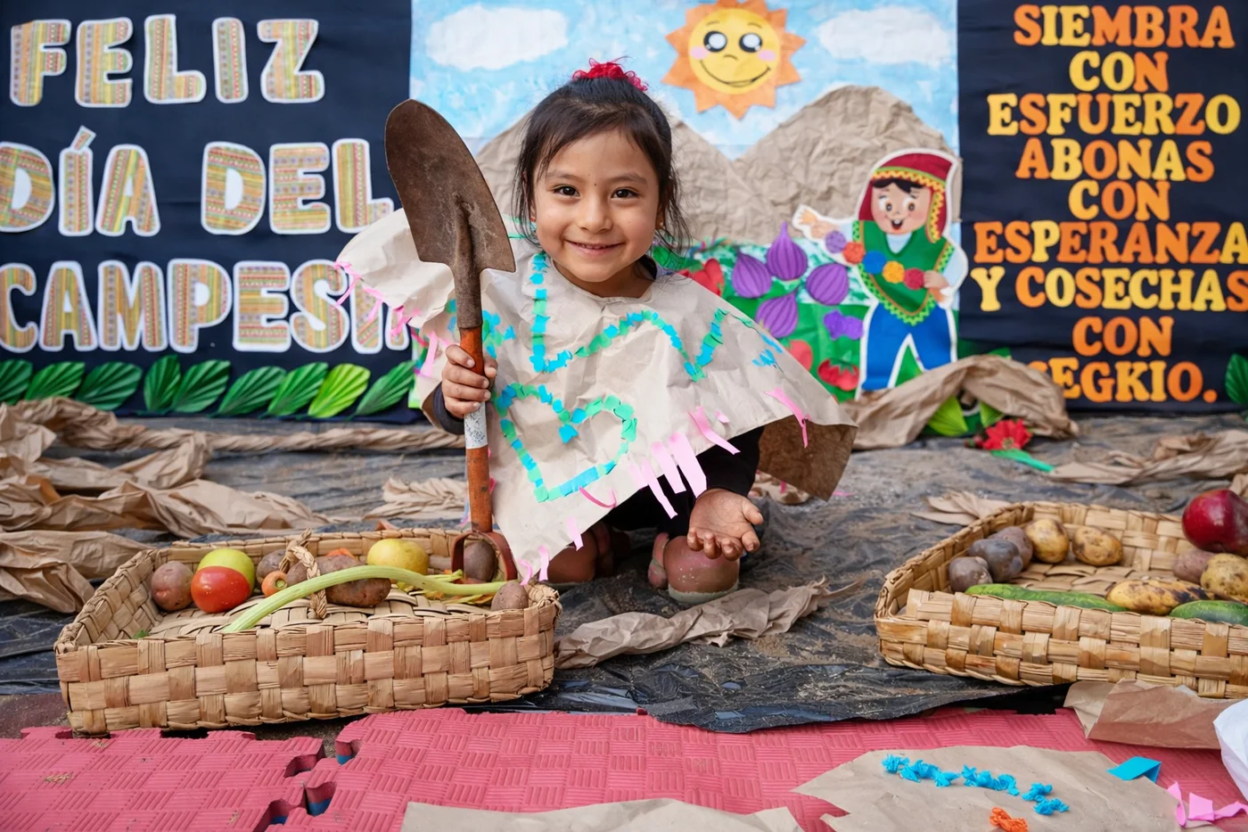 Celebración del Día del Campesino en el colegio