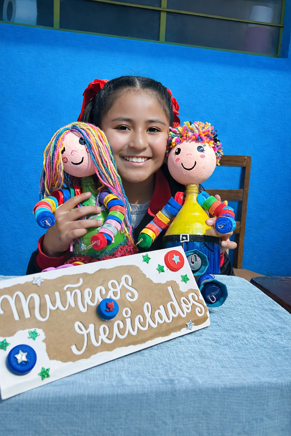 Actividad de creatividad y manualidades del colegio